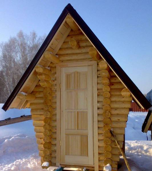 Как сделать туалет для дачи  деревянный домик для размышлений в саду с фото