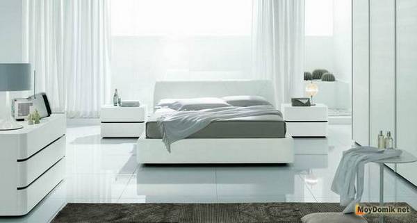 Красивые интерьеры белых спален  создаем безупречный дизайн светлой спальни - фото
