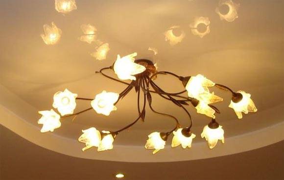 Как выбрать лампы для натяжных потолков - фото