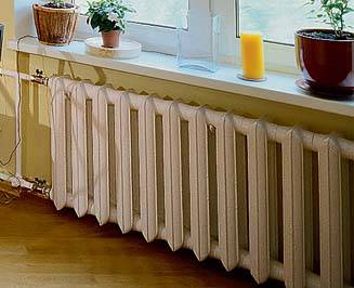 Усовершенствованные чугунные радиаторы в ретро стиле с фото