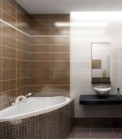 Отделочные материалы для ванной комнаты - от дерева до мрамора - фото