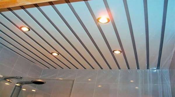 Почему стоит выбрать реечный подвесной потолок для ванной комнаты и кухни?  ... - фото