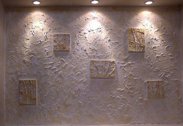 Сухая штукатурка стен - обычная и декоративная от мастера - фото
