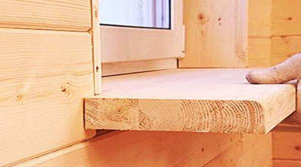 Установка деревянного подоконника своими руками Виды подоконников из дерева ... - фото