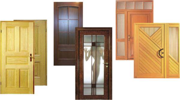 Виды деревянных дверей - фото