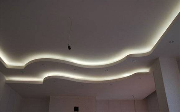 Закарнизная подсветка потолка: эффектно и необычно - фото